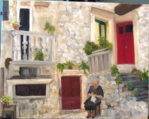 European Painting - Croatia by Colleen DalCanton