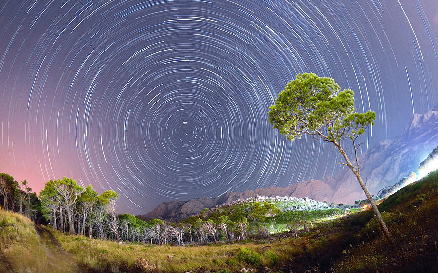 Stars Photograph - Croatia Star Trails by Bartosz Wojczynski Stars Photograph - Croatia Star Trails by Bartosz Wojczynski