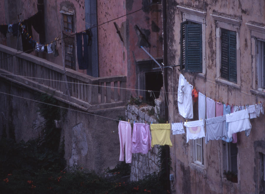 Croatian Clothesline Photograph by Don Wolf