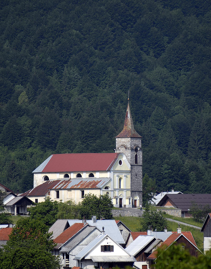 Croatian Village Church Photograph by Don Wolf