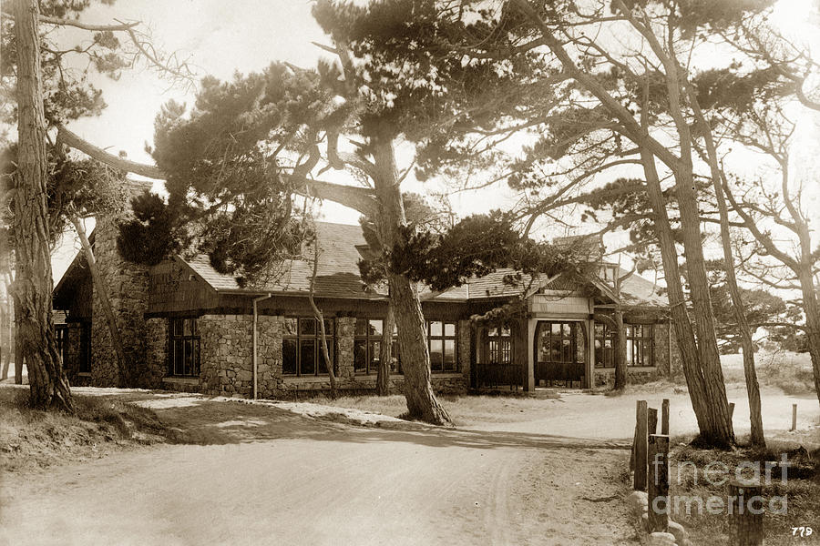 Asilomar Photograph - Crocker Dining Hall Asilomar Pacific Grove Circa 1925 by Monterey County Historical Society