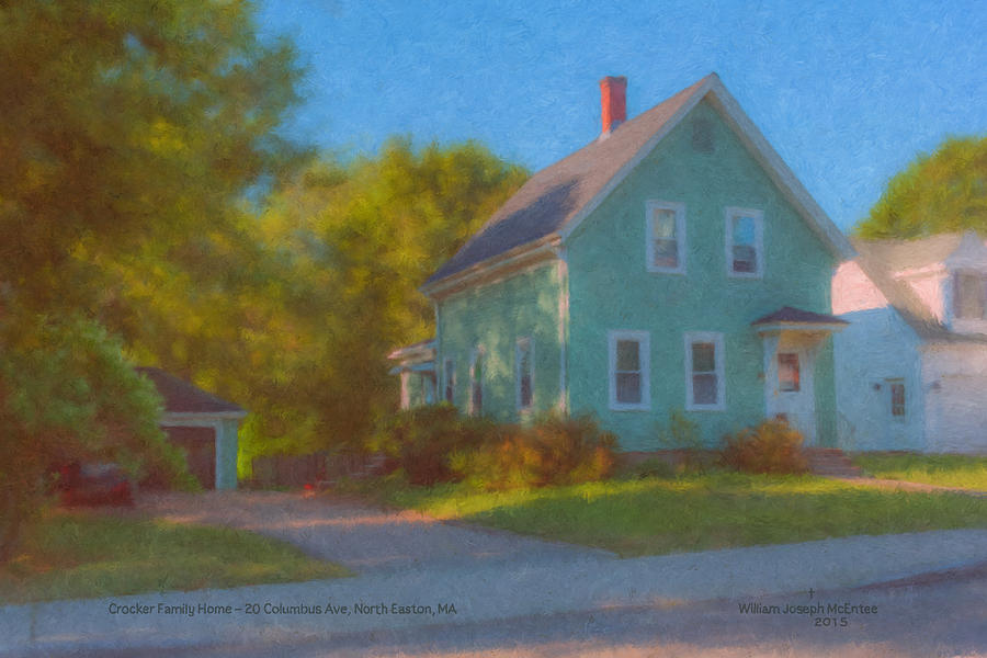 Crocker Family Home Painting by Bill McEntee