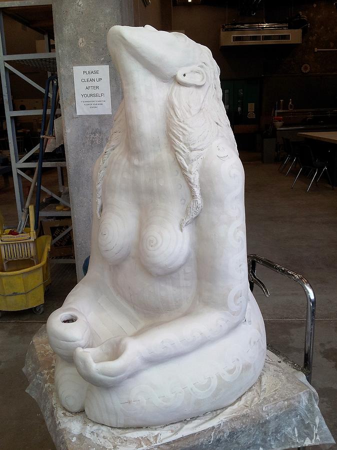 Crone of Bones in Greenware by Kristen R Kennedy Crone of Bones in Greenware by Kristen R Kennedy