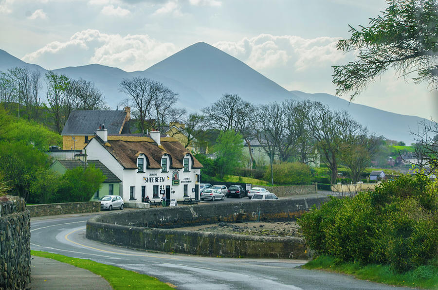 Cronins Sheebeen in the Shadow of Croagh Patrick Mountain Photograph by Bill Cannon
