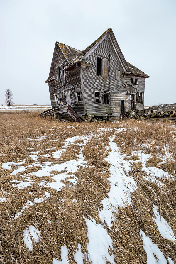 Winter Photograph - Crooked by Aaron J Groen