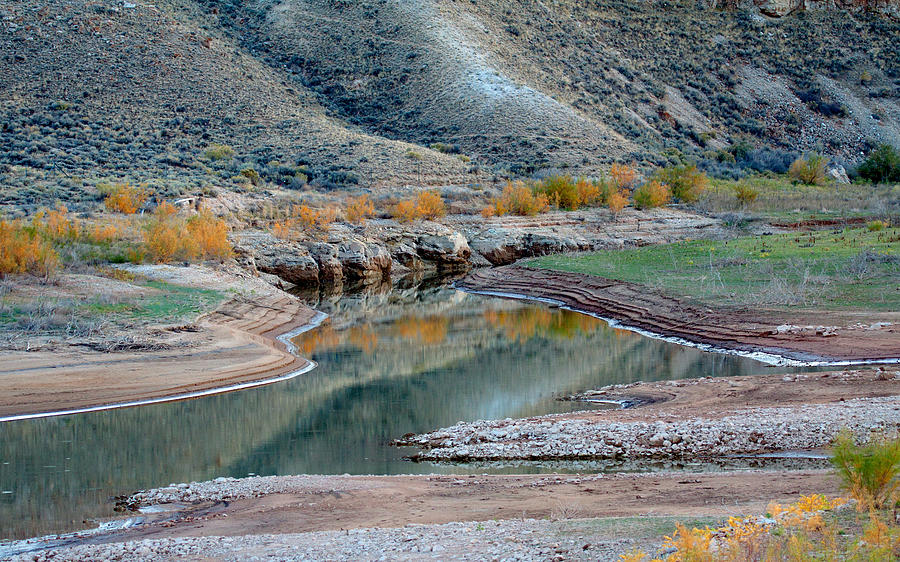 Crooked Creek, Bighorn Canyon Nra Photograph by Marilyn Feather