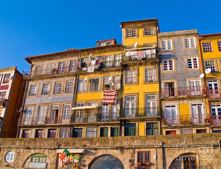 Crooked Houses of Porto Photograph by Anastasy Yarmolovich
