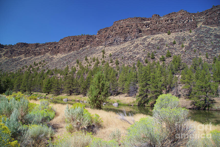 Crooked River in Central Oregon Photograph by Bruce Block