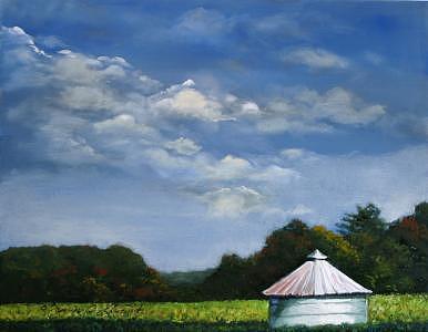 Crooked Tin Roof-Lancaster County PA Painting by Jeanie Chadwick Crooked Tin Roof-Lancaster County PA Painting by Jeanie Chadwick
