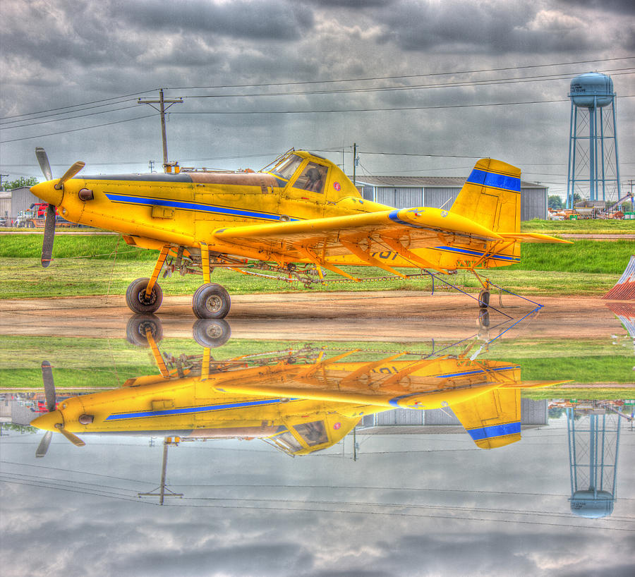 Airplane Photograph - Crop Duster 002 by Barry Jones