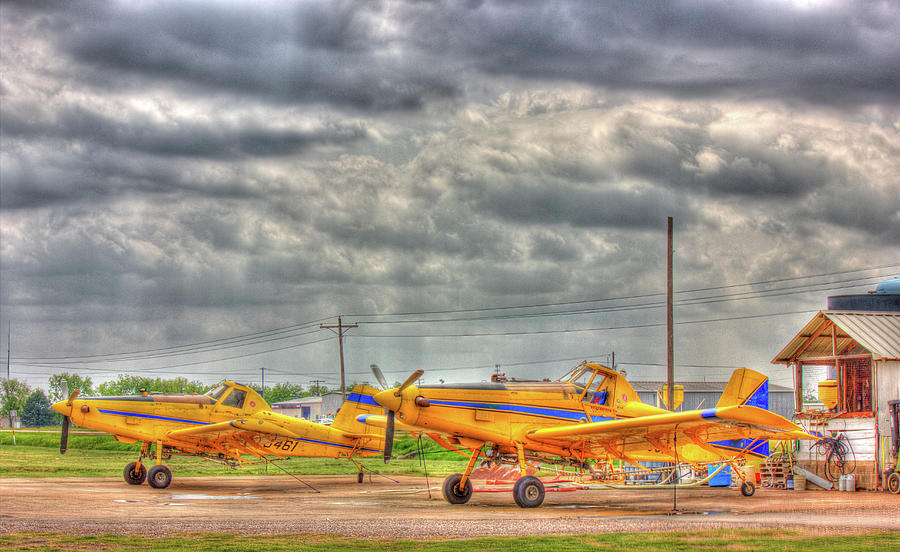 Airplane Photograph - Crop Duster 003 by Barry Jones