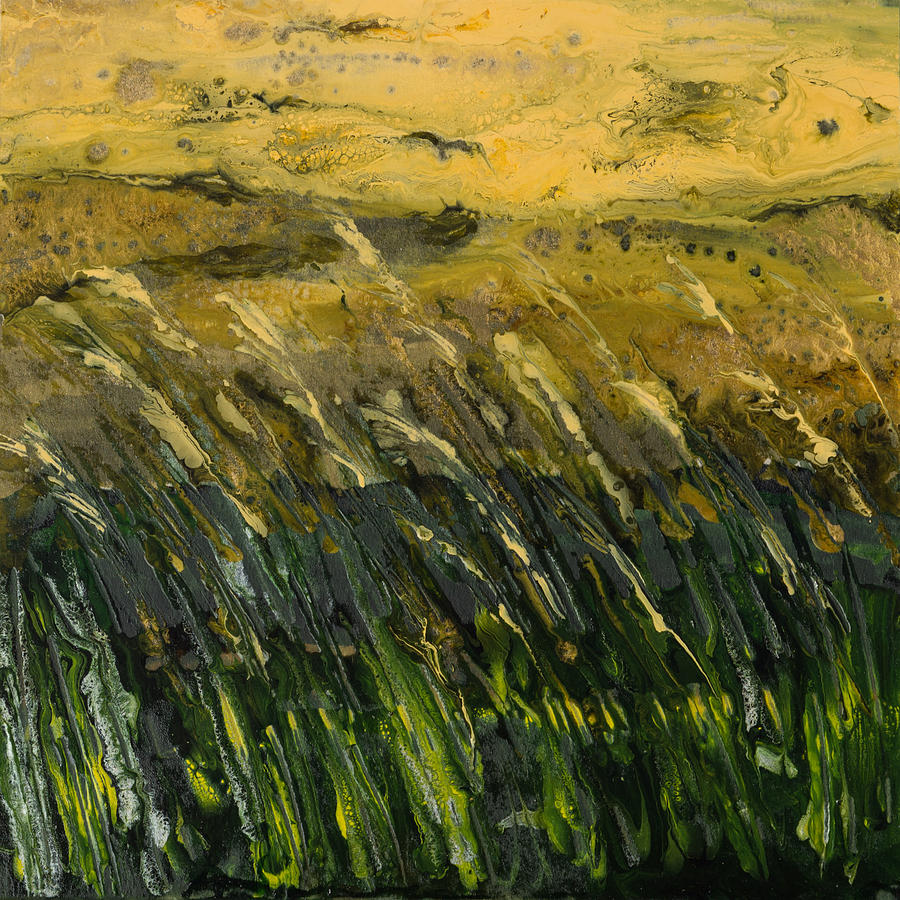 Crop Field Semi-abstract Painting