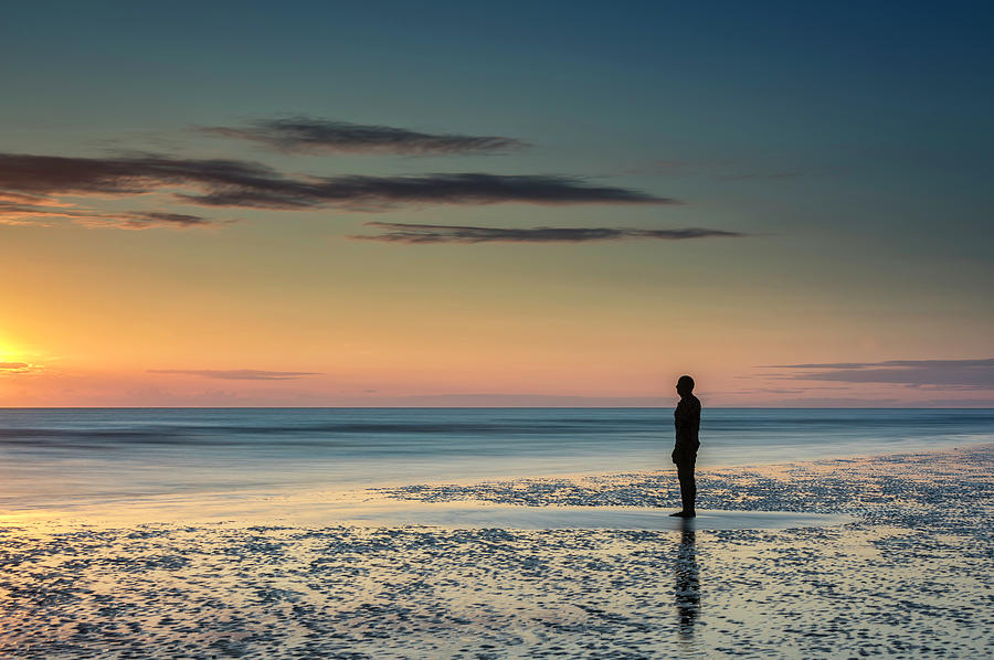 Crosby Beach Sunset Photograph by Philip Durkin DPAGB BPE - Pixels