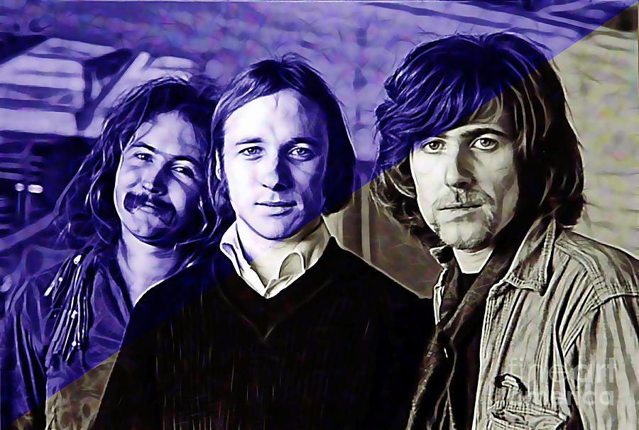 Crosby Stills And Nash Mixed Media - Crosby Still and Nash Collecton by Marvin Blaine