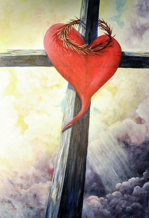 Cross Bearer 3 Painting by Katherine Caughey