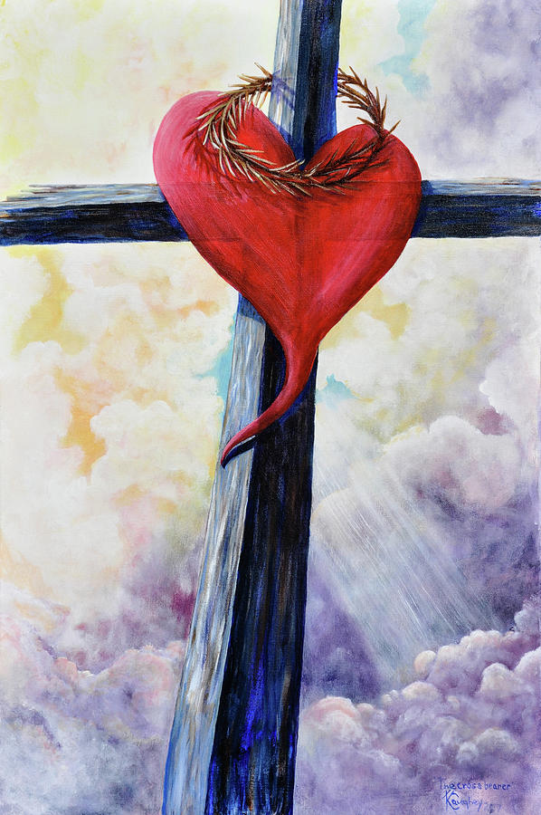 Cross Bearer Painting by Katherine Caughey