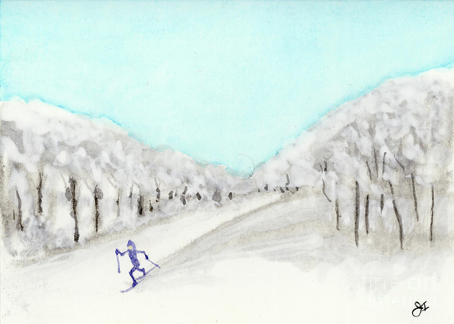 Cross Country Painting by Jackie Irwin