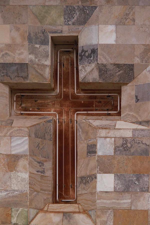 Cross In Stone Photograph by Hany J
