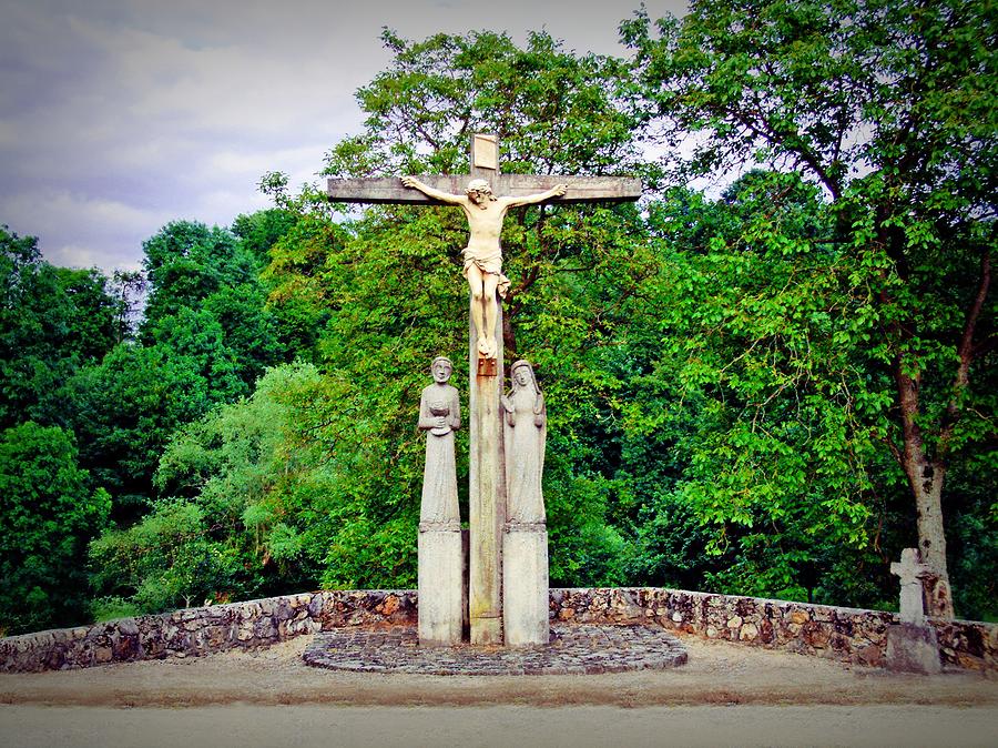 Cross In The Country - Saint Mihiel, France Digital Art by Joseph Hendrix