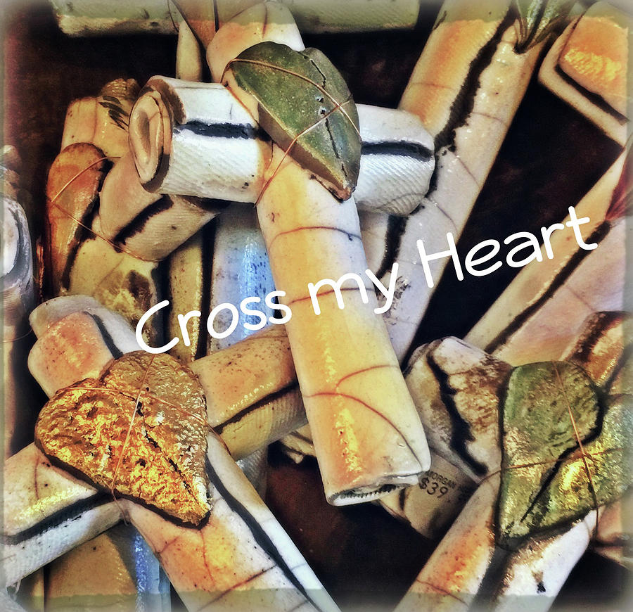 Cross my Heart Digital Art by Mindy Newman