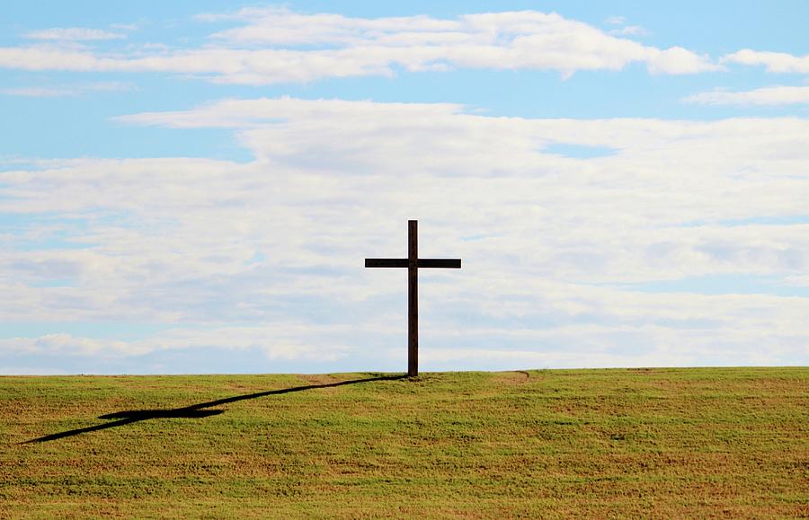 Cross On A Hill Photograph By Cynthia Guinn Pixels