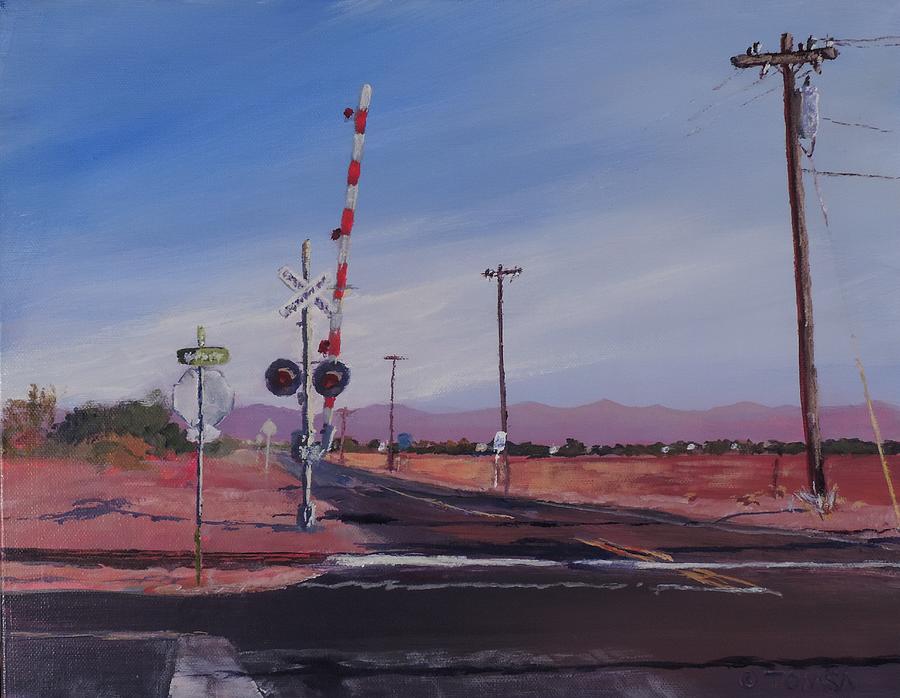 Crossing Painting by Bill Tomsa
