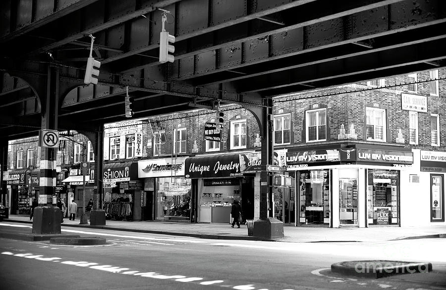Crossing Brighton Beach Avenue in Brooklyn Photograph by John Rizzuto