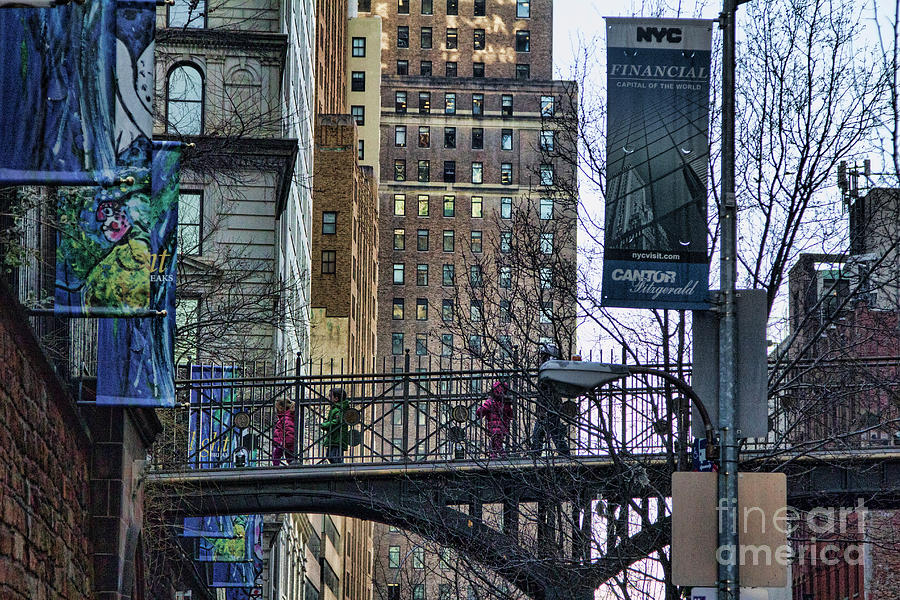Crossing NYC  Photograph by Chuck Kuhn