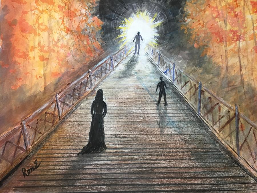 Crossing Over Painting by Ronnie Egerton