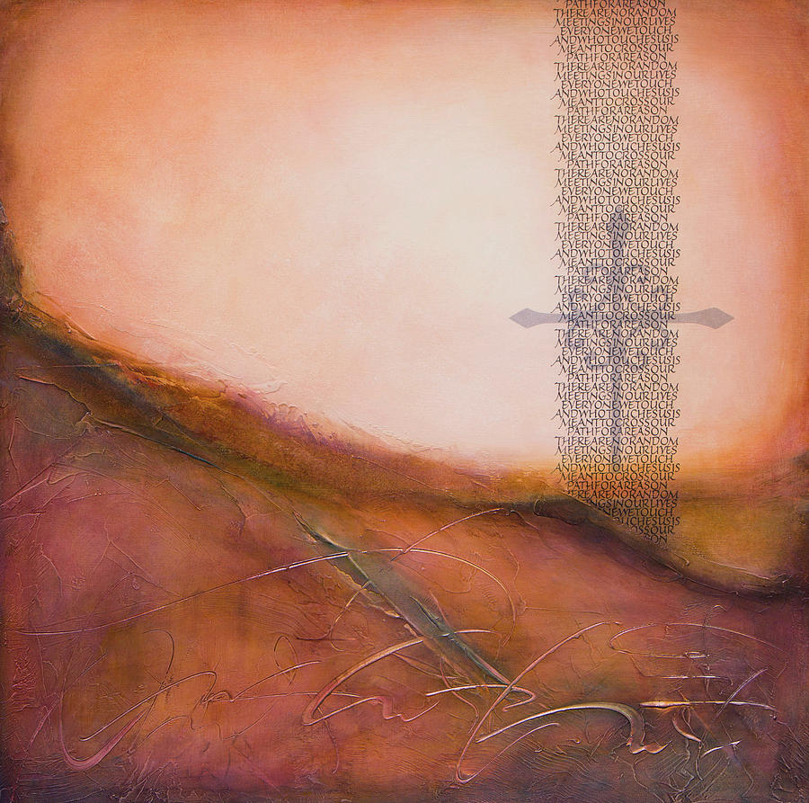 Mixed Media Mixed Media - Crossing Paths by Jane Dill