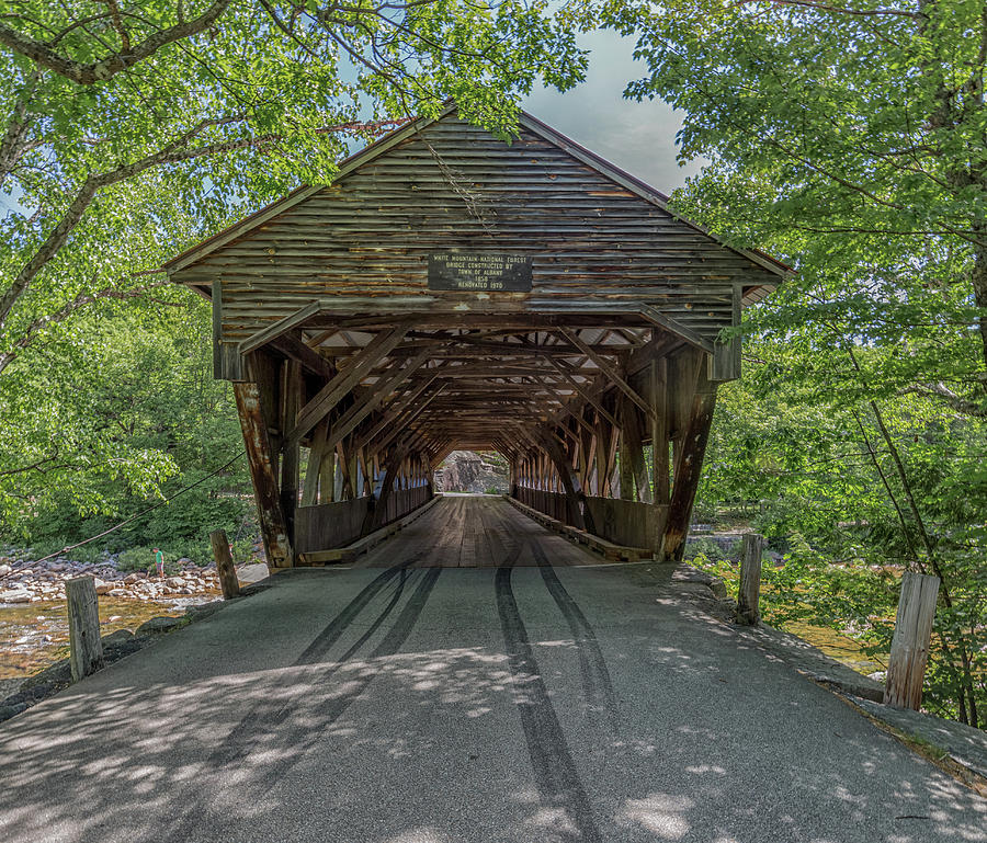 Crossing The Albany Covered Bridge Photograph by Brian MacLean
