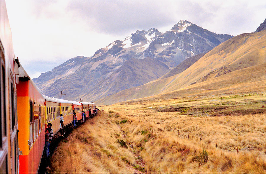 Crossing the Andes Photograph by Nigel Fletcher-Jones