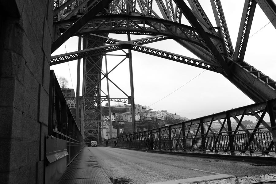 Crossing the bridge Photograph by Lukasz Ryszka