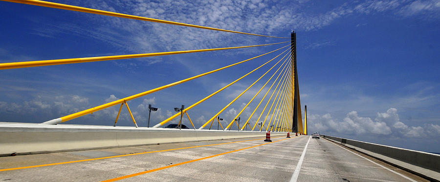 Crossing the Skyway Photograph by David Lee Thompson