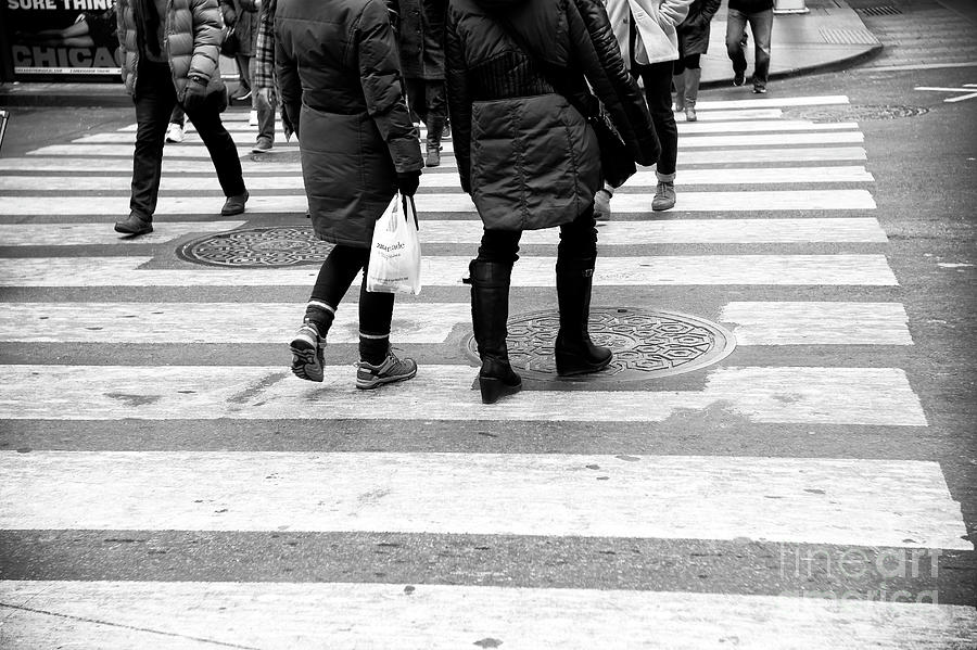 Crossings Slowly New York City #1 Photograph by John Rizzuto