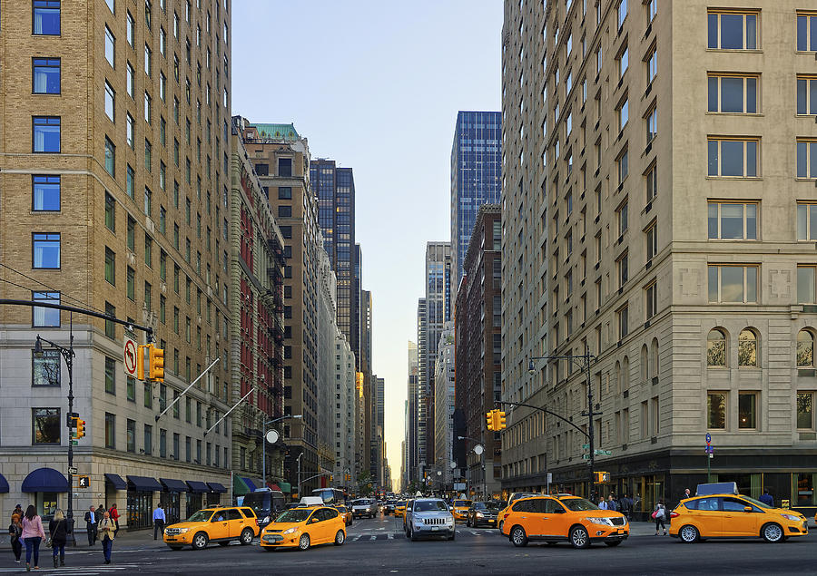 Crossroad on 6th avenue in Midtown Manhattan Photograph by Roman Babakin Fine Art America