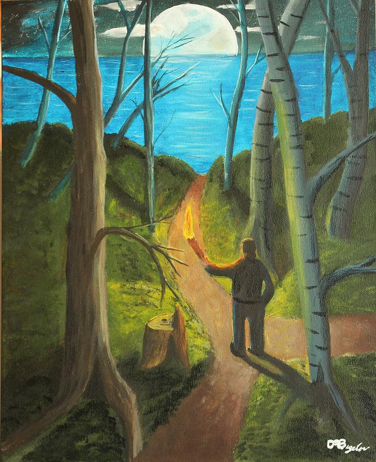 Crossroads Painting by David Bigelow