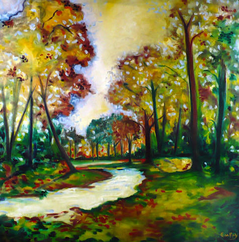 Crossroads Painting by Emery Franklin