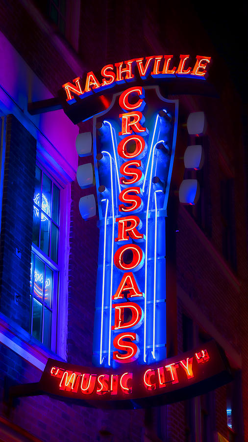 Music City Crossroads - Nashville TN Photograph by Stephen Stookey