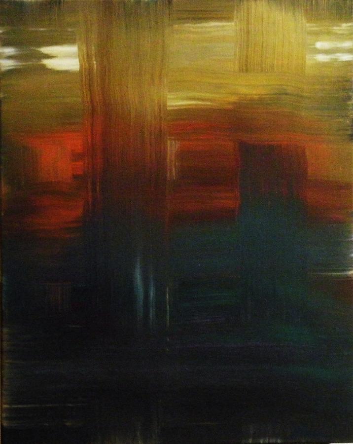 Abstract Painting - Crossroads by Todd Hoover