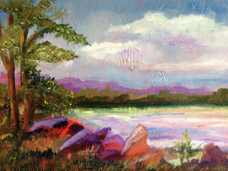 Croton Park Painting by Nancy Anton