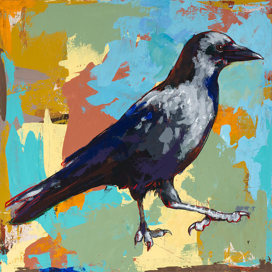 Crow #2 Painting by David Palmer