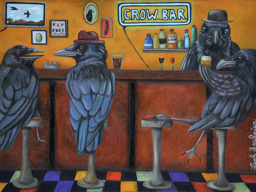 crow bar painting by leah saulnier the painting maniac