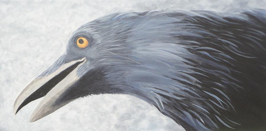 Crow Magic Painting by Xochi Hughes Madera | Fine Art America