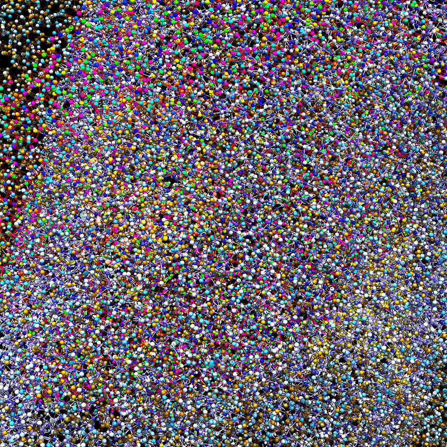 Crowded Universe Painting by Mark W Ballard - Fine Art America