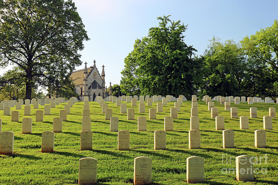 Crown Hill National Cemetery Indianapolis Indiana Photograph By Steve