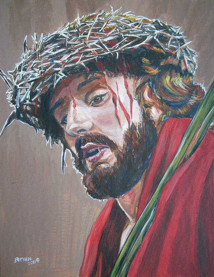Crown of Thorns Painting by Bryan Bustard