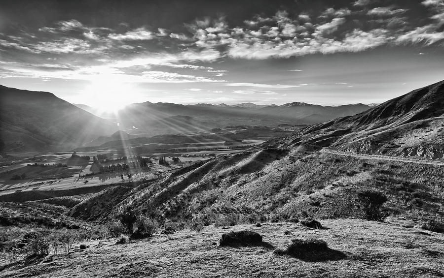 Crown Range in Black and White Photograph by Amber Kresge