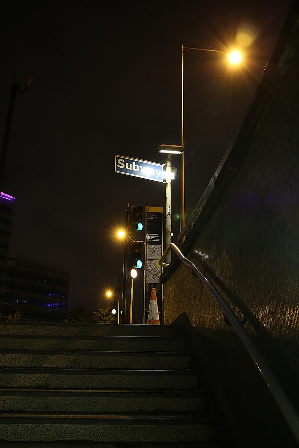 Rush Hour Movie Photograph - Croydon Subway by Christopher Valentine