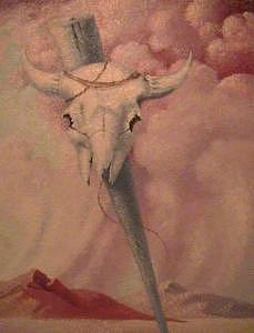 Native American Painting - Crucified by Gordon Sage Native American Painting - Crucified by Gordon Sage